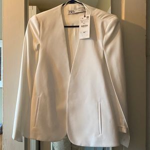 Zara White Blazer NWT